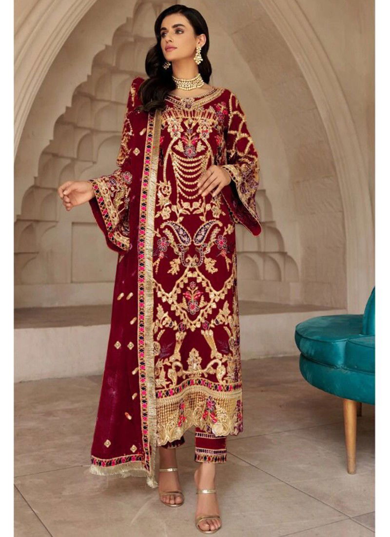 KF 130 New Latest Designer Exclusive Georgette Pakistani Suit Collection
